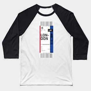 London boarding pass Baseball T-Shirt